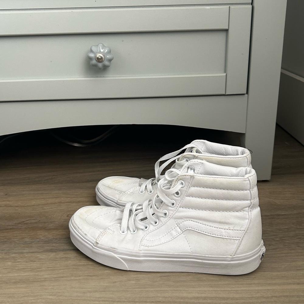 White High Top Vans